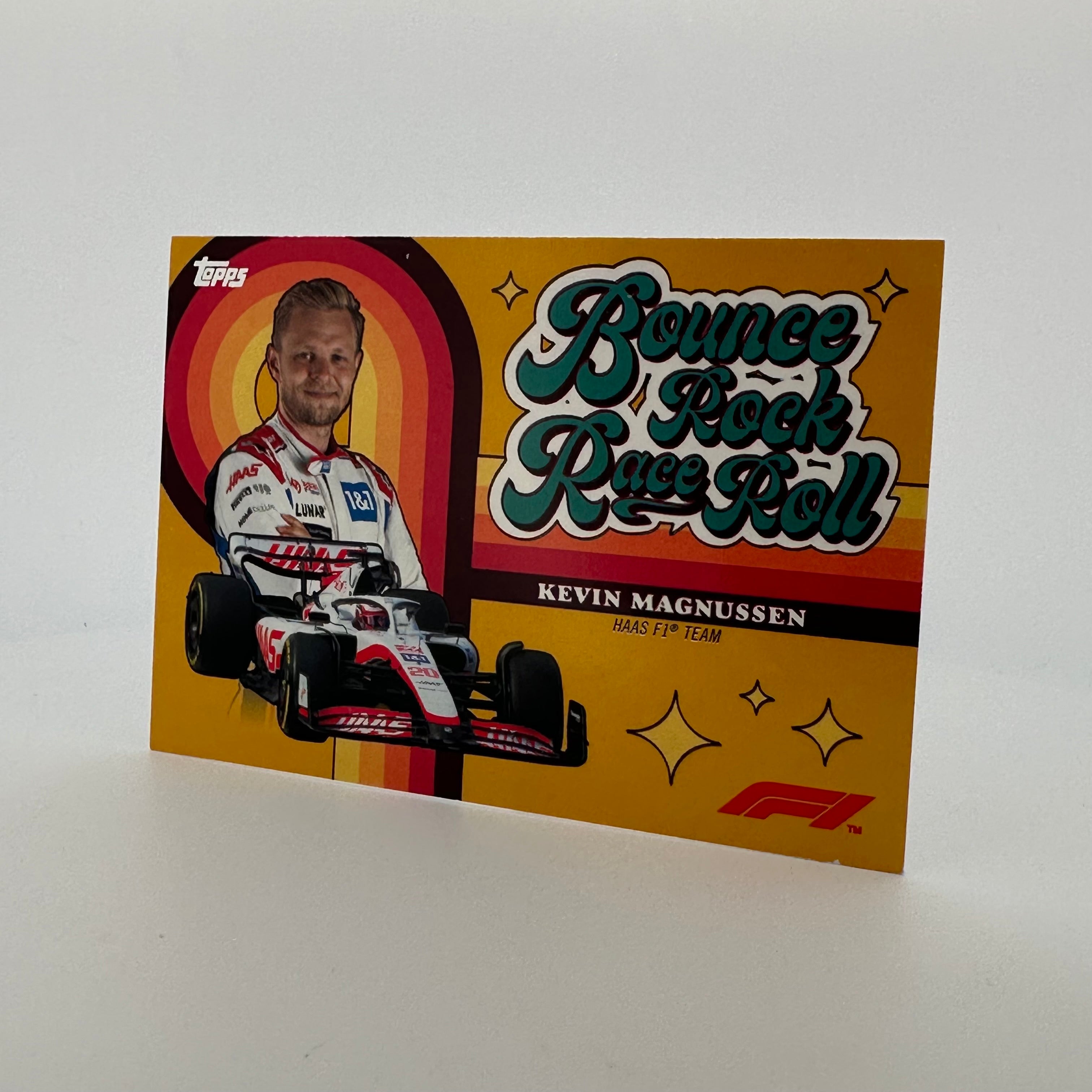 2022 Topps Formula 1 Kevin Magnussen #08/50 Gold Parallel Card - Rare F1 Racing Collectible for Fans & Memorabilia Enthusiasts | Perfect for Display, Trading, and Sports Memorabilia Collections
