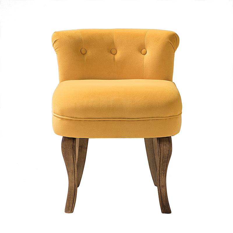 Moises Velvet Vanity Stool with Optional Types - Elegant Makeup Stool for Dressing Table, Bedroom & Bathroom