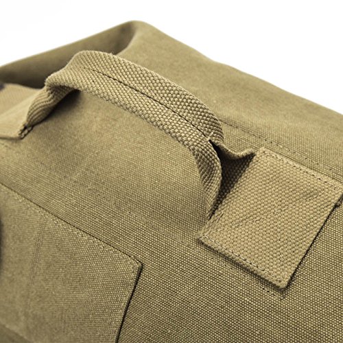 Large Waterproof Travel Backpack for Hiking, Trekking & Camping - Durable Military Backpack for Outdoor Sports & Adventure (Khaki) - Perfect for Backpacking, Travel & Daily Commute