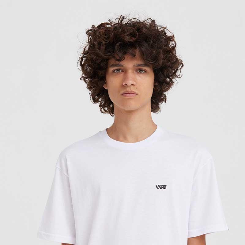 Vans Left Chest Logo Tee II - Classic White Cotton T-Shirt for Men & Women | Casual Streetwear, Skate Style, Everyday Comfort Wear