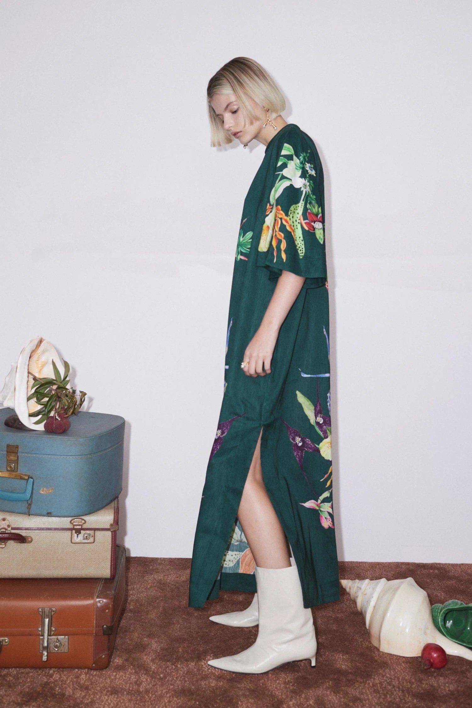 AGGIE MIDI DRESS - Women's Flowy Summer Dress with Pockets, Casual Boho Chic Style for Beach, Vacation & Everyday Wear