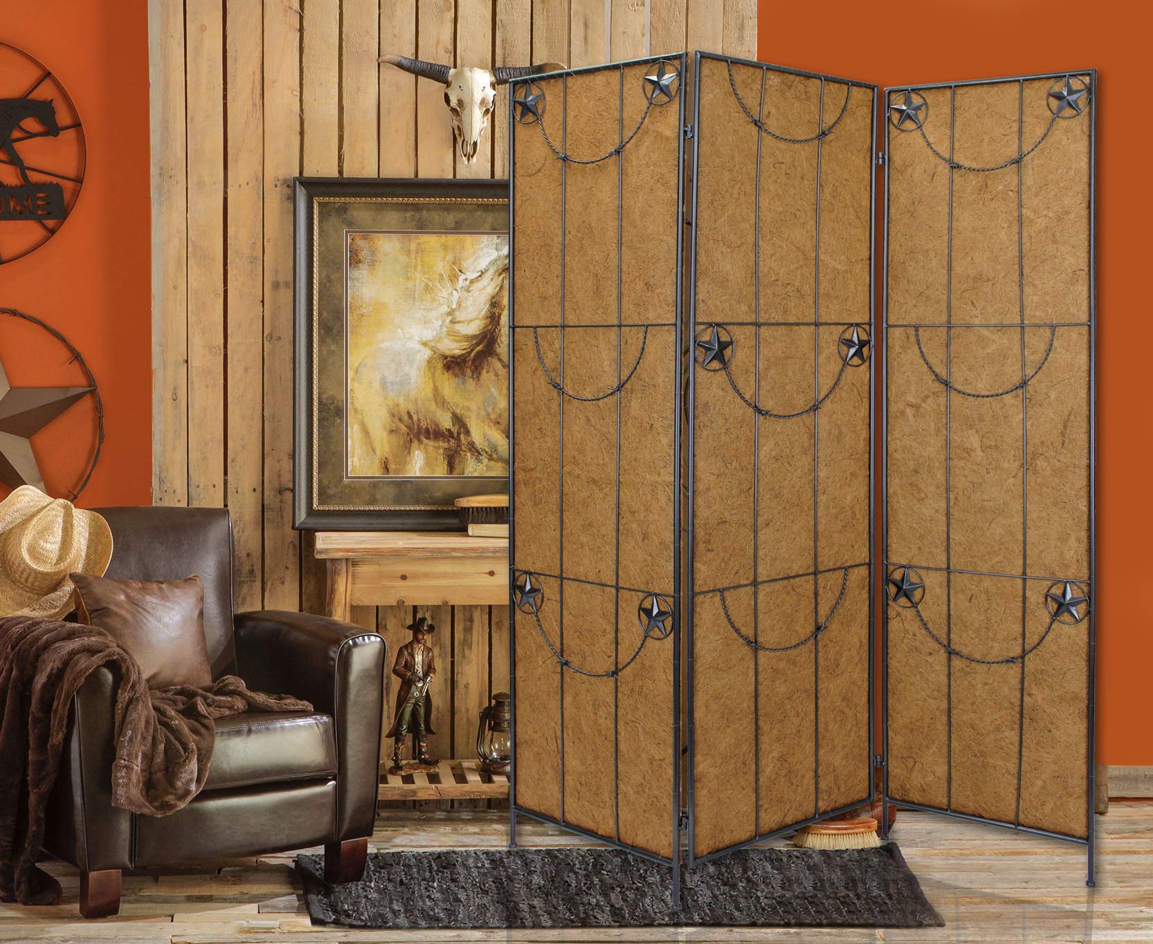 Colorful Large Room Divider Screen - 6-Panel Folding Privacy Partition for Home & Office - Perfect for Living Rooms, Bedrooms, and Workspace Separation
