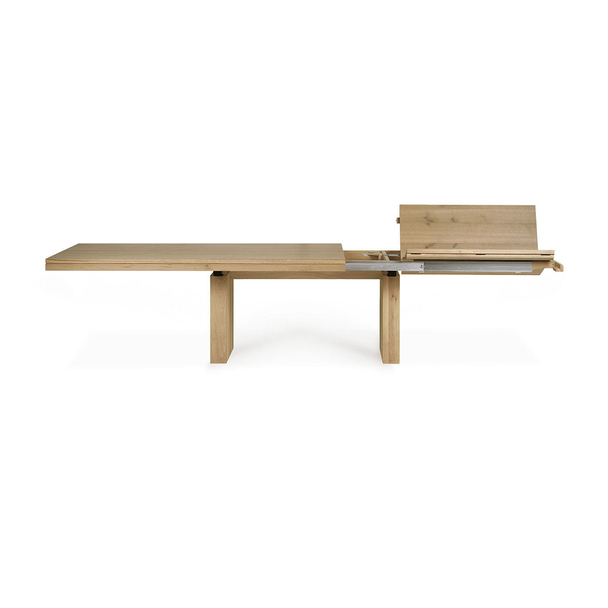 Extendable Dining Table for 6 to 10 People - Solid Wood Expandable Table with Butterfly Leaf - Perfect for Small Spaces & Dinner Parties