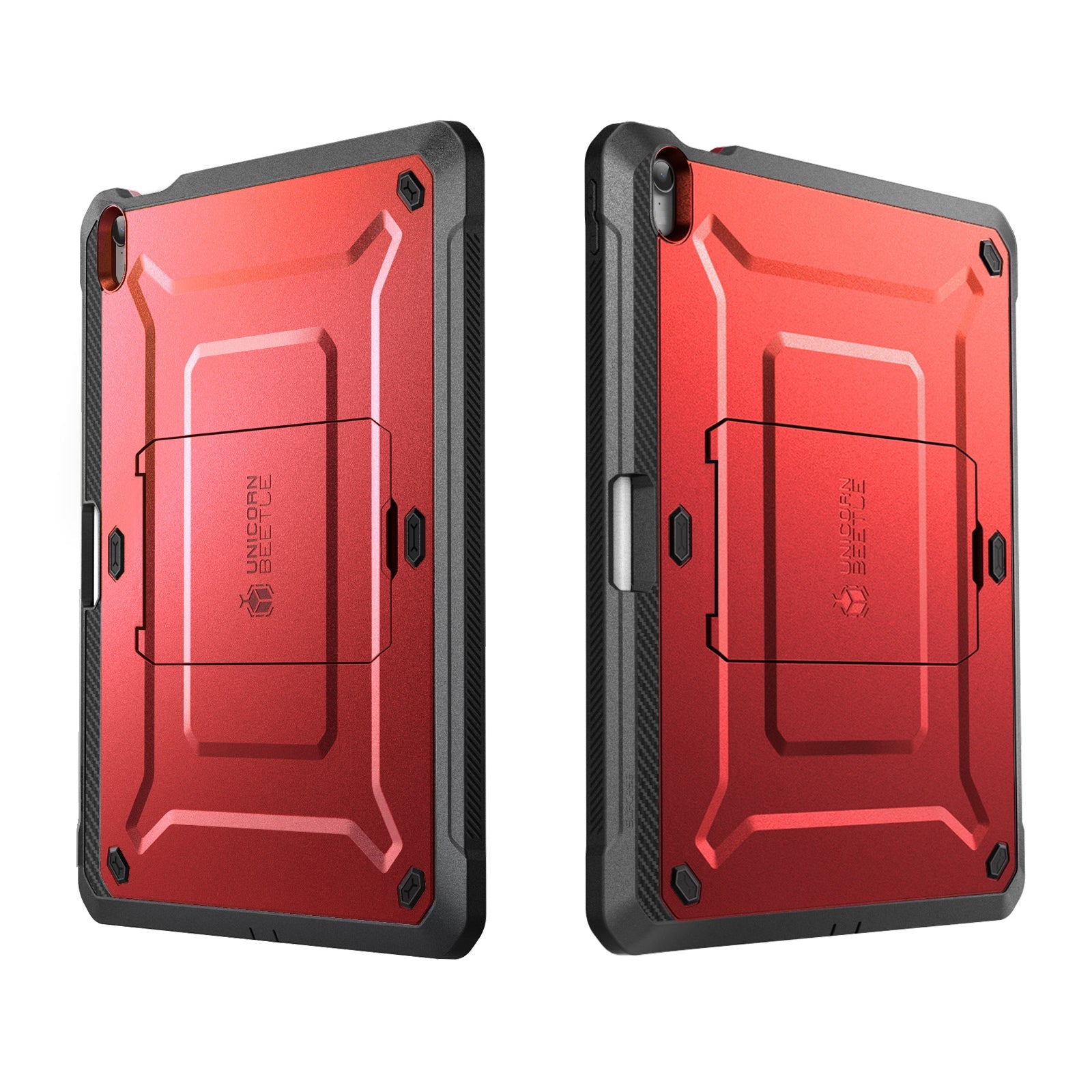Apple iPad 10.9-inch (10th Gen, 2022) Unicorn Beetle PRO Rugged Case with Kickstand - Metallic Red | Shockproof Protective Cover for Work, Travel & Outdoor Use | Open Box Condition