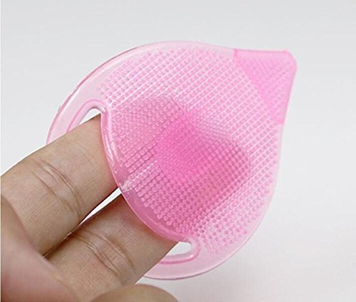 2Pcs Silicone Facial Cleansing Brush - Soft Gel Blackhead Remover & Exfoliator for Deep Skin Care | Perfect for Daily Face Cleansing & Makeup Removal