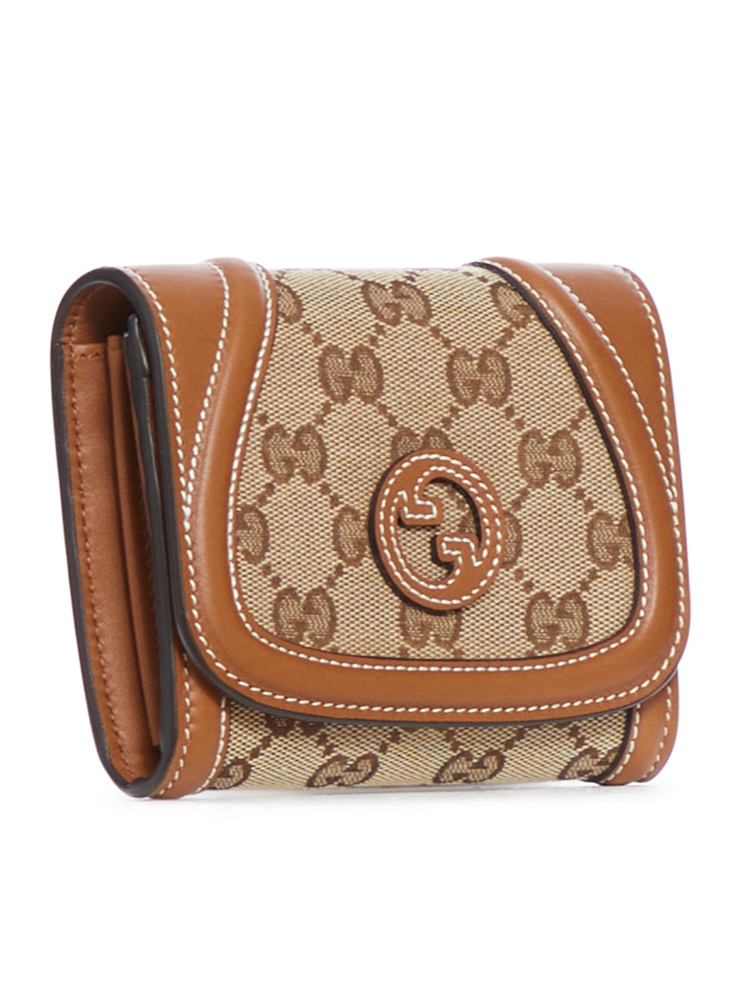 Premium GG Canvas Wallet with Genuine Leather Inserts - Stylish & Durable Designer Wallet for Men & Women | Perfect for Everyday Use, Travel & Business