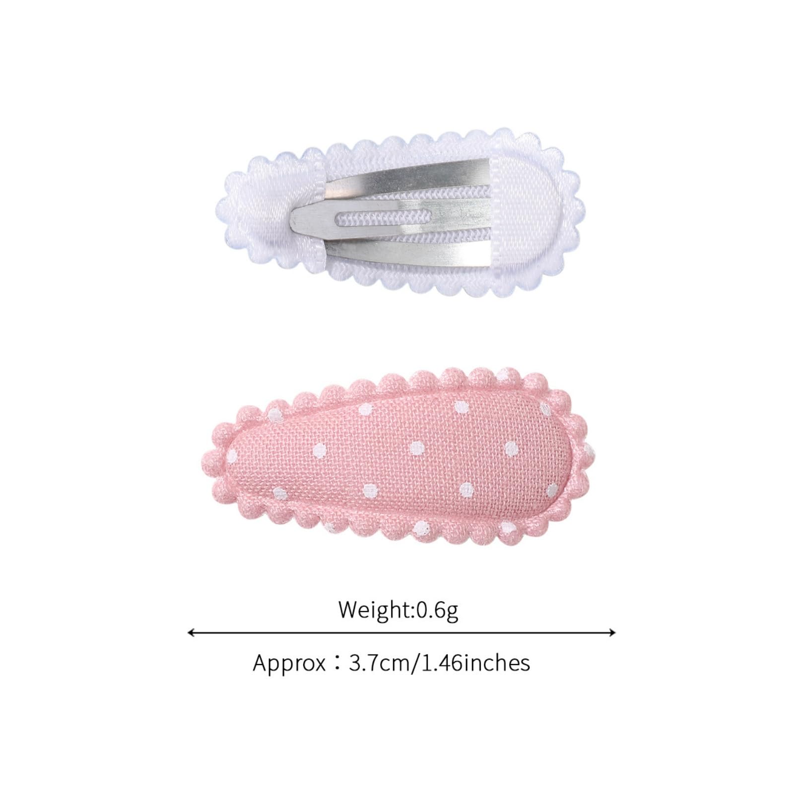 20 Pcs Non-Slip Baby Girl Hair Clips - Pure Color Wrapped Snap Barrettes for Toddlers & Kids | Soft Hair Bows for Daily Wear, School, Parties & Special Occasions