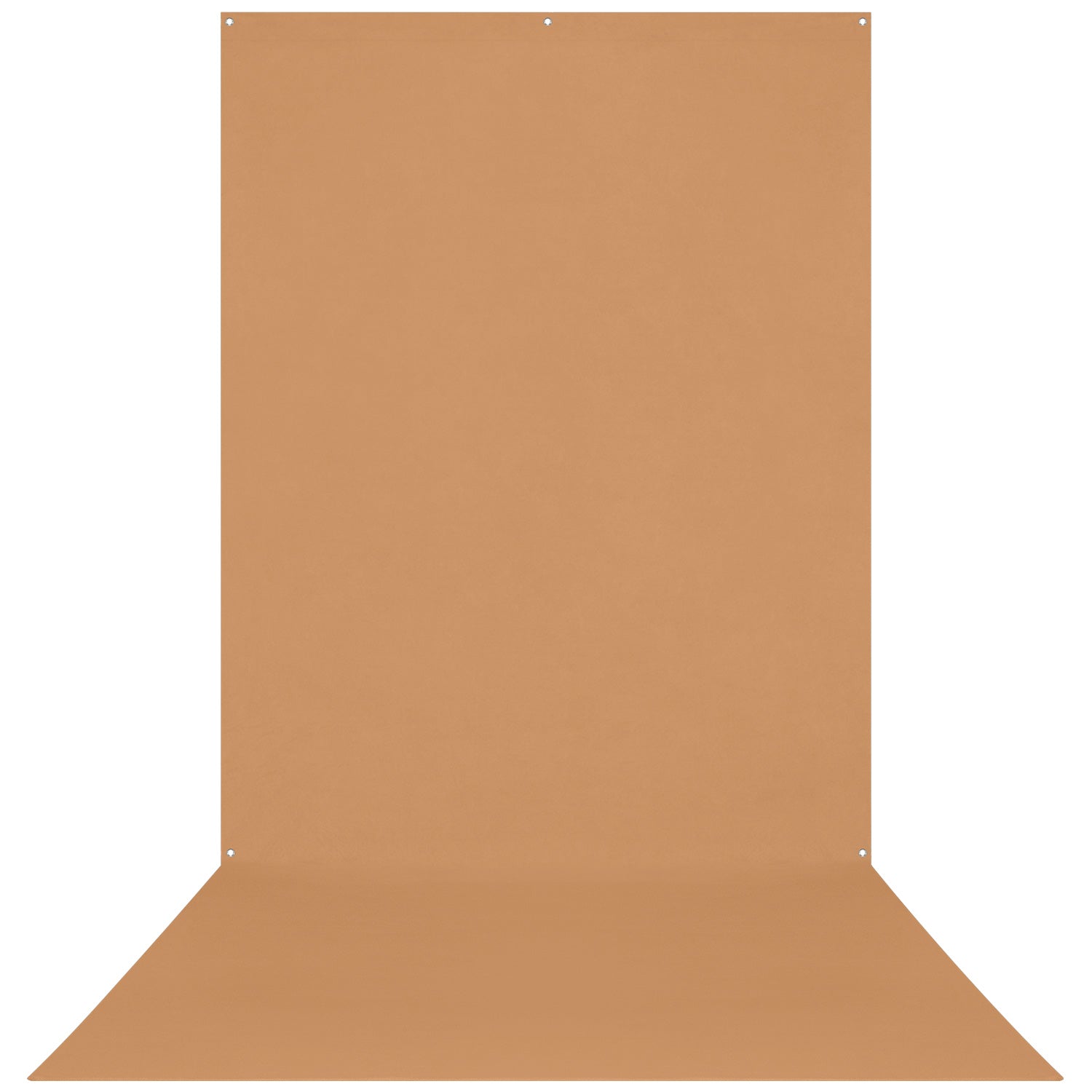 X Drop Wrinkle Resistant Photography Backdrop - Brown Sugar Color (5' x 12') for Studio Portraits, Product Photography & Video Shoots