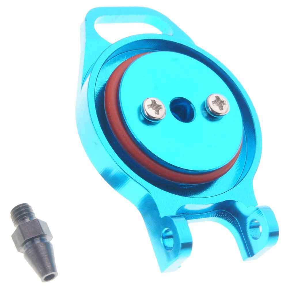 Redcat 1:10 Volcano S30 Monster Truck RC 122259 Blue Aluminum Fuel Tank Cover - Durable Upgrade Part for Off-Road Racing & Crawling - Perfect for RC Enthusiasts & Competitive Racing