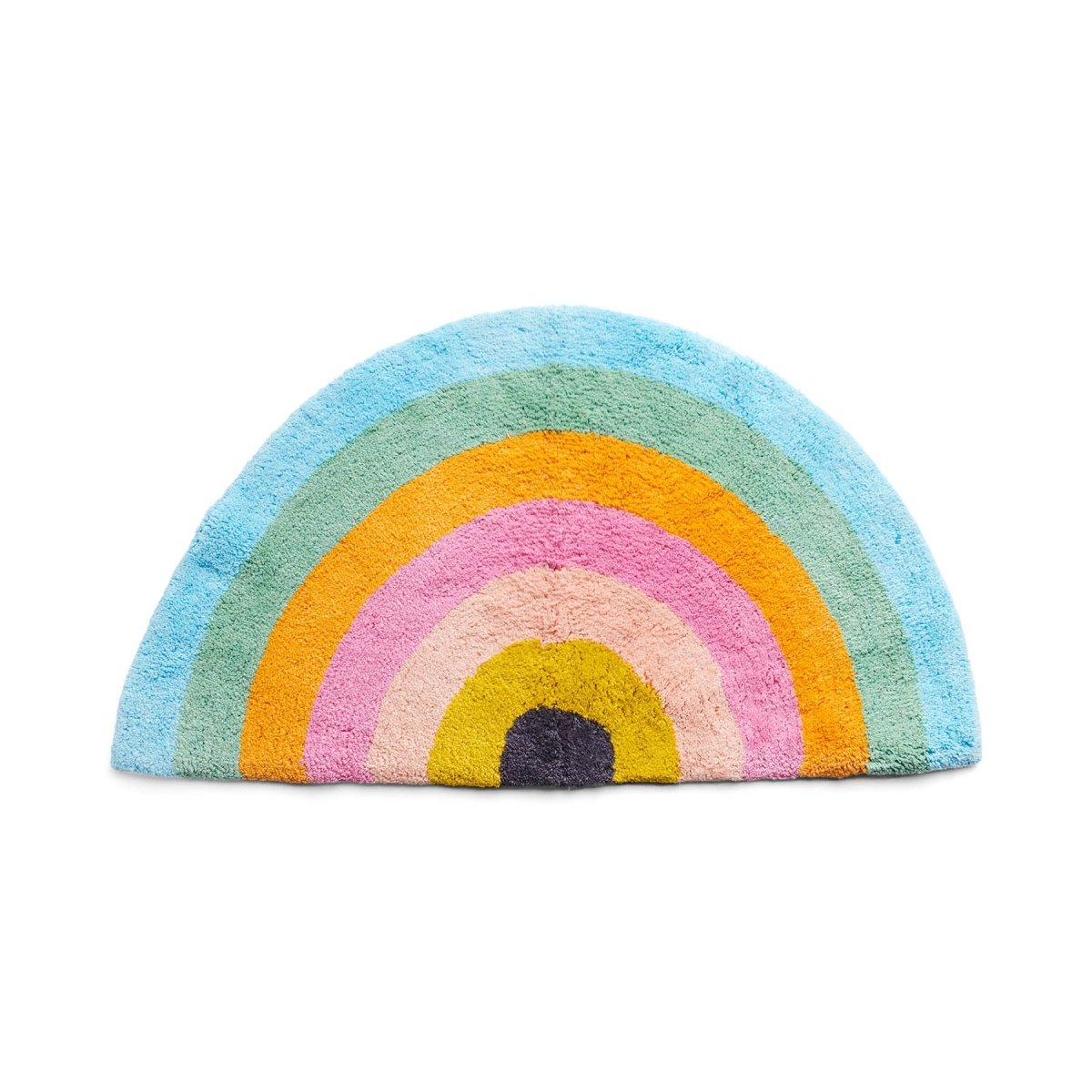 Non-Slip Rainbow Bath Mat for Kids & Adults - Soft, Absorbent & Quick-Dry Bathroom Rug - Perfect for Bathroom, Shower & Vanity Decor