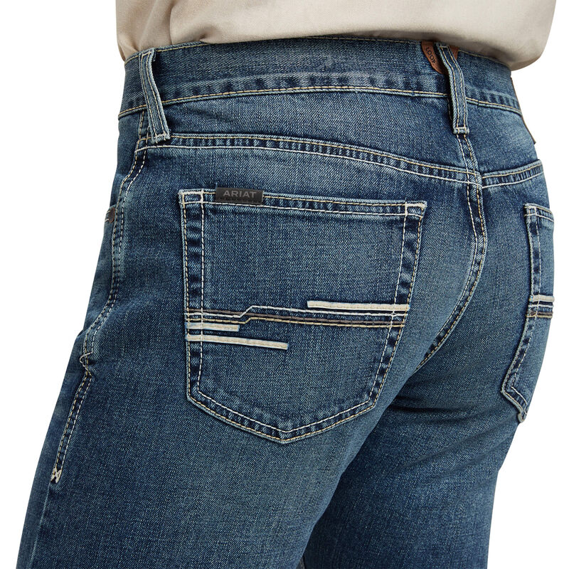 Ariat Men's M8 Modern Judson Slim Fit Jeans - Texarcana Wash | Durable Denim Pants for Work, Riding & Casual Wear
