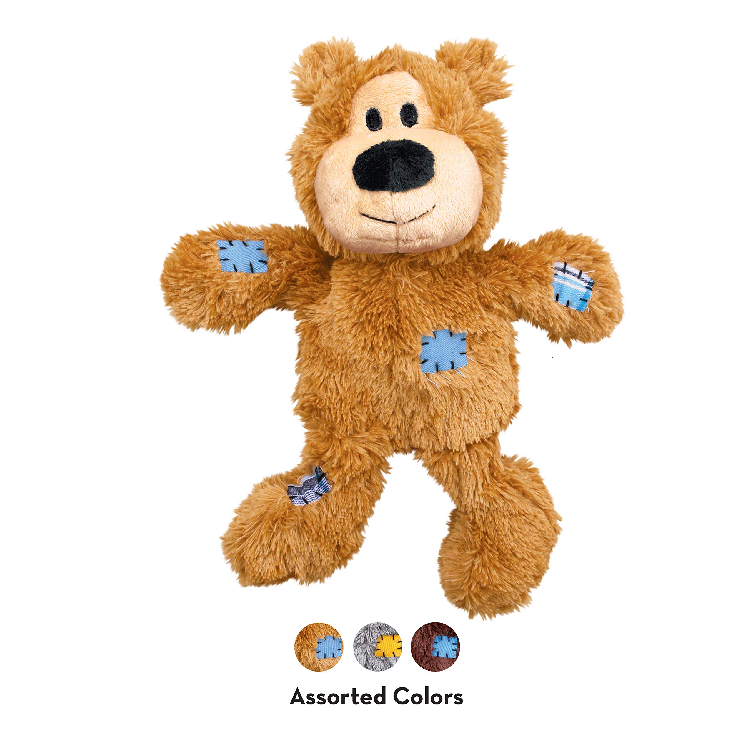 KONG Wild Knots Bear Dog Toy - X-Small Chew Toy for Small Dogs, Durable & Interactive Pet Toy for Puppies - Perfect for Indoor Play, Teething Relief, and Training Rewards