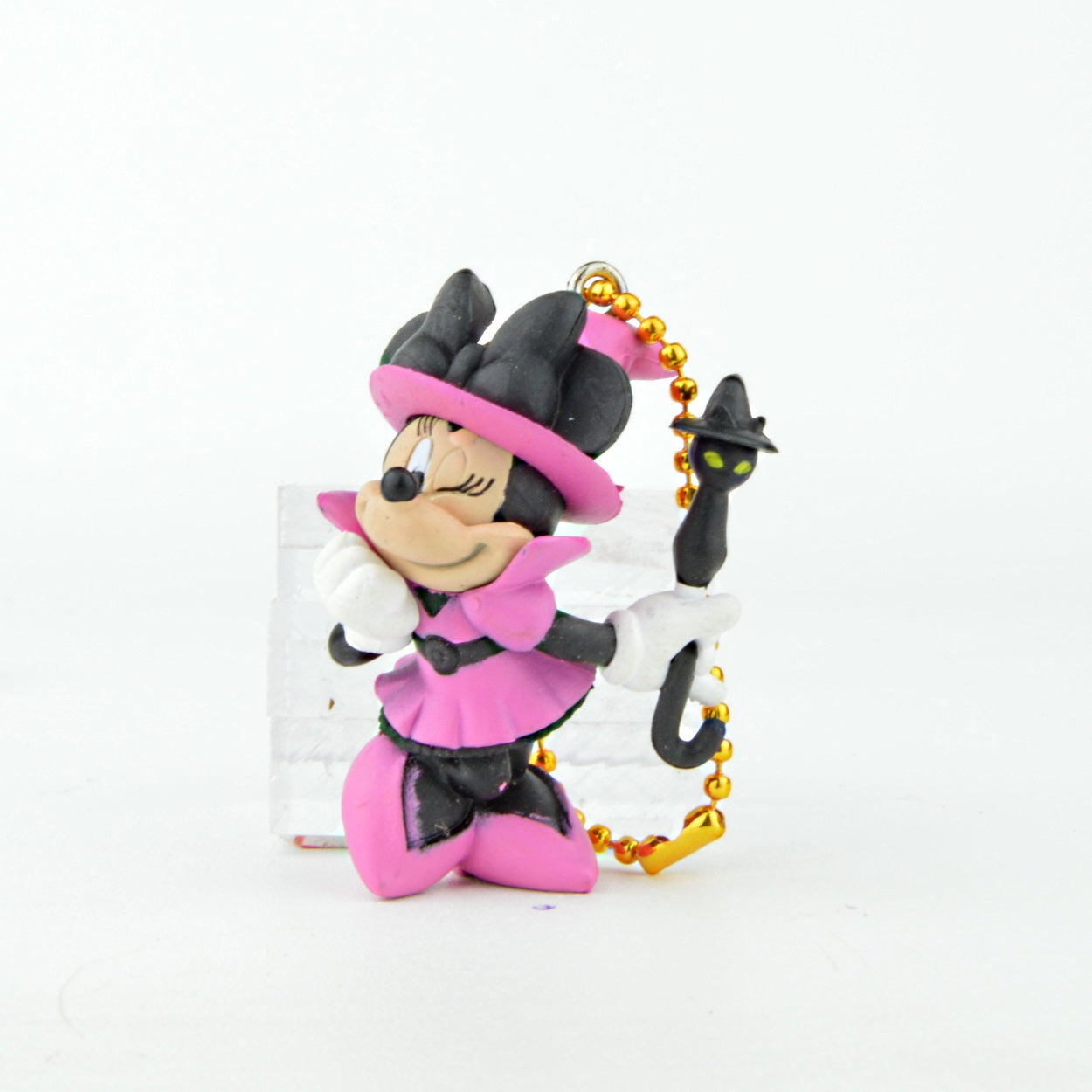 Disney Halloween Black Cat Mascot Keychain - Cute Swing Keyring for Bags & Backpacks - Perfect for Halloween Decor, Cosplay Accessories & Gift Giving