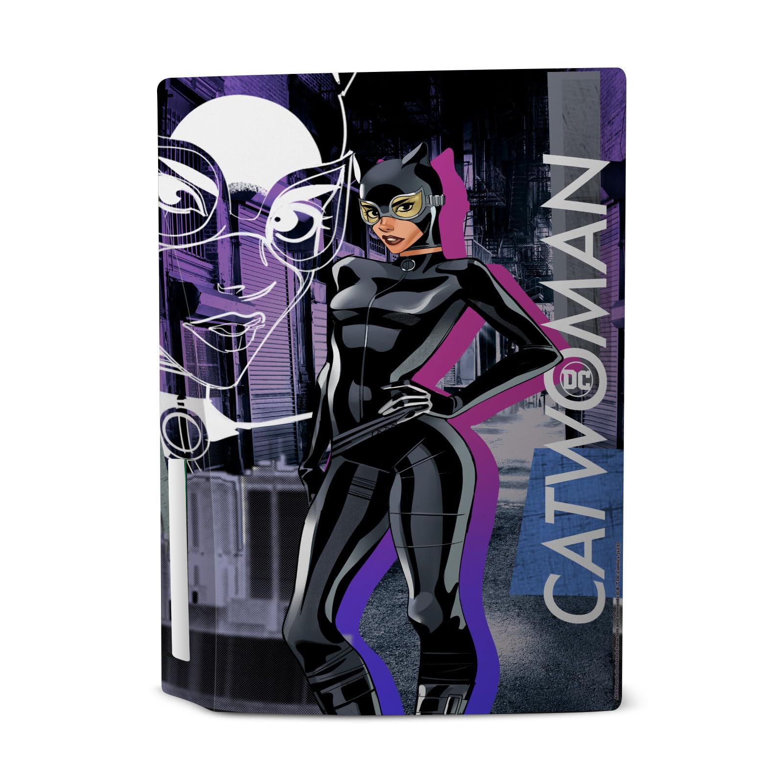 DC Catwoman Vinyl Skin for PS5 Disc Edition - Gaming Decal & Cover