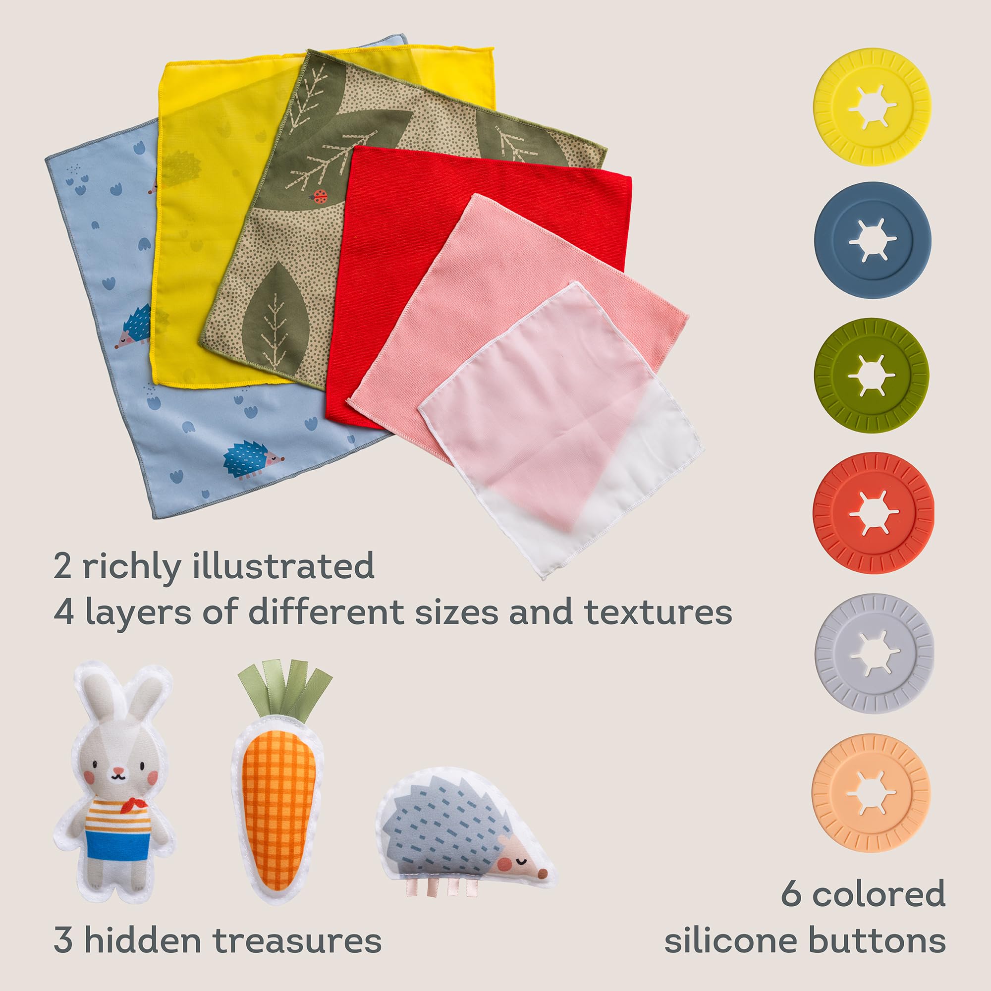 Taf Toys 13335 Peek-A-Boo Baby Activity Toy - Interactive Sensory Play for Infants & Toddlers - Perfect for Nursery, Playtime & Early Learning Development