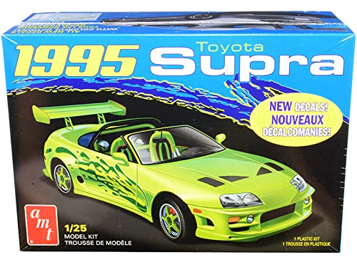 AMT 1/25 Scale Skill 2 Model Kit - 1995 Toyota Supra Convertible Car Model for Collectors & Hobbyists | Perfect for Display, DIY Projects & Gift Giving
