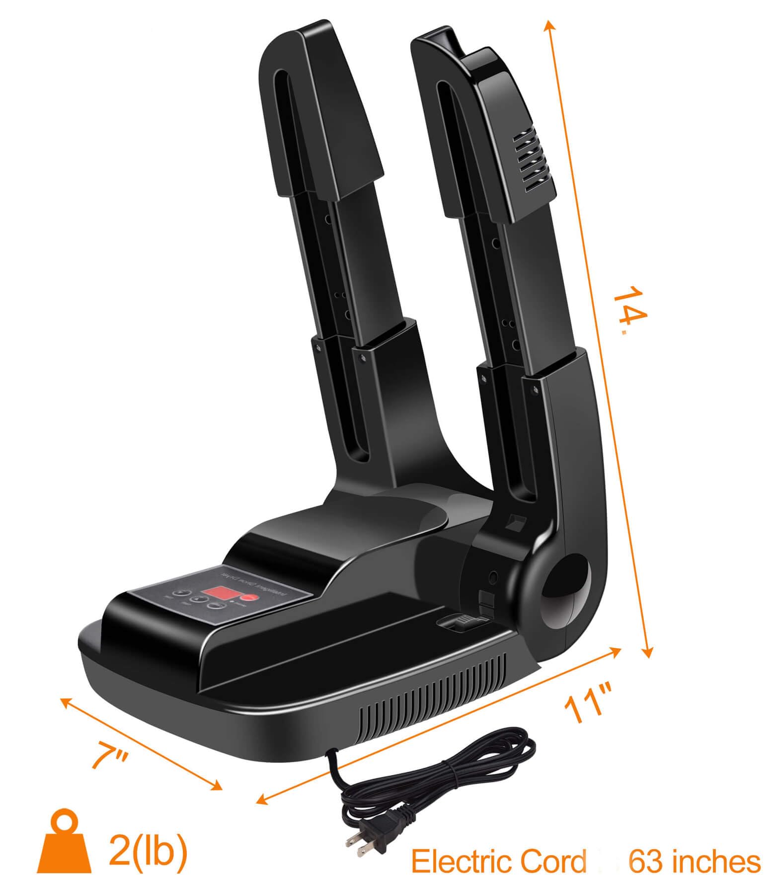 Portable Electric Shoe & Boot Dryer Warmer - Adjustable, Foldable Rack for Wet Shoes, Boots & Gloves - Perfect for Hiking, Skiing, Snowboarding & Outdoor Activities