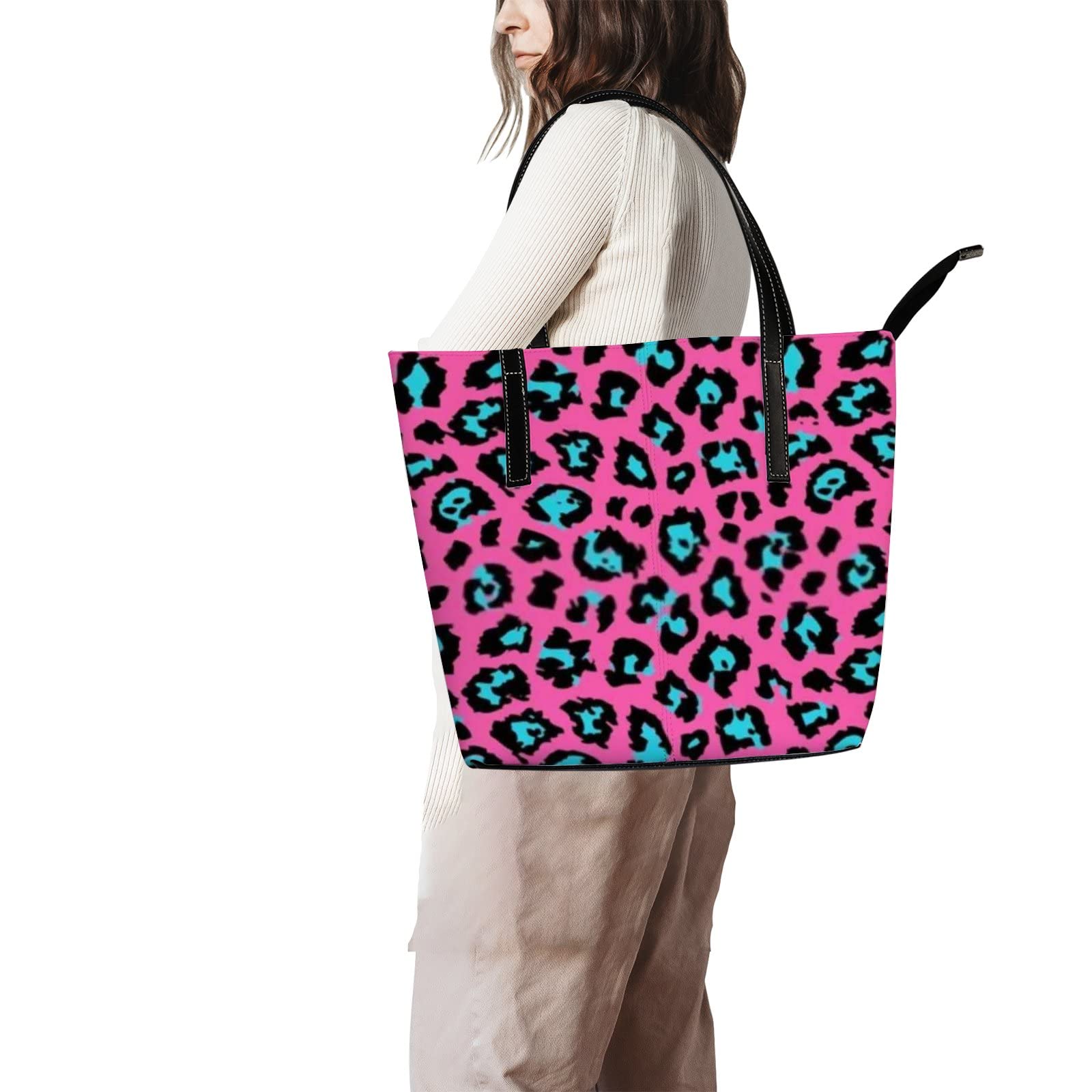 Premium Leather Tote Bag for Women - Stylish Crossbody Handbag & Work Tote - Perfect for Office, Travel & Daily Use