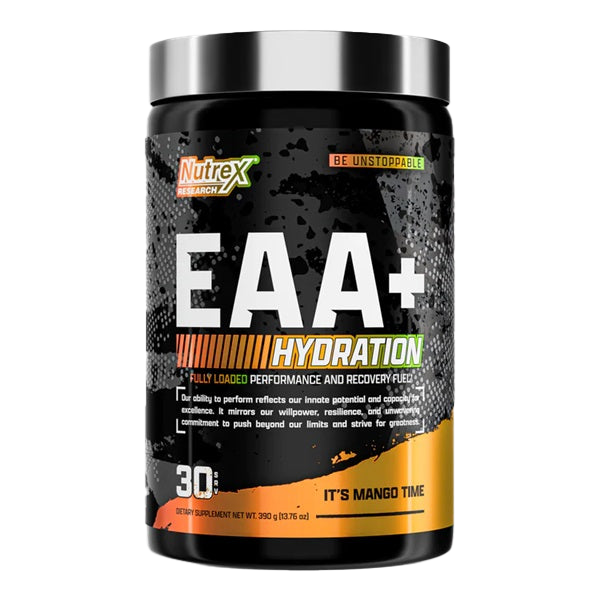 EAA + Hydration Powder with Mango Flavor 390g - Post-Workout Recovery Drink for Athletes & Fitness Enthusiasts