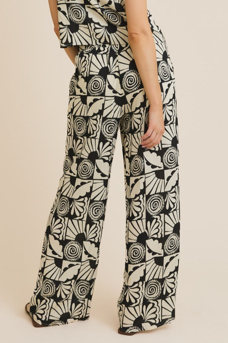Seeing Double Pull On Pants - Comfortable Stretch Waist Joggers for Women & Men | Perfect for Yoga, Lounge & Travel