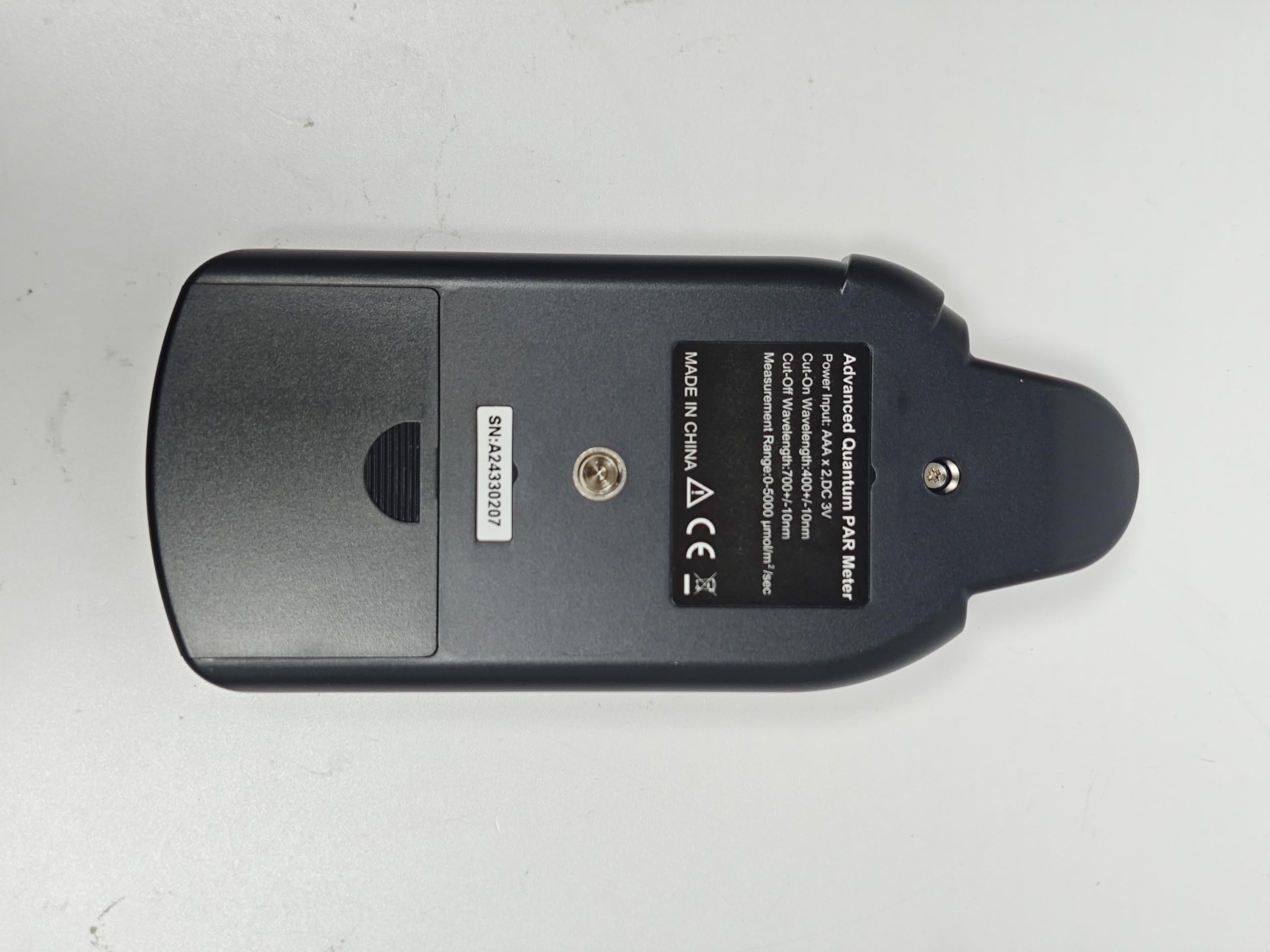 High Precision PAR Meter for LED Grow Lights - Quantum Sensor PPFD Tester (400-700nm) with Lux Measurement | Ideal for Measuring Plant Photosynthetic Activity in Indoor Gardens & Hydroponic Systems