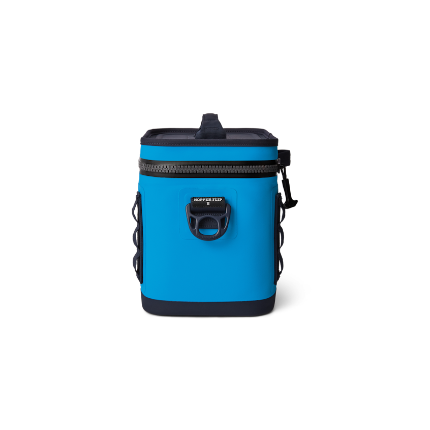 Hopper Flip 8 Soft Cooler - Insulated Lunch Bag for Work, Picnics & Beach | Big Wave Blue/Navy | Leakproof & Lightweight Cooler for Drinks & Food | Perfect for Camping, Tailgating & Outdoor Adventures