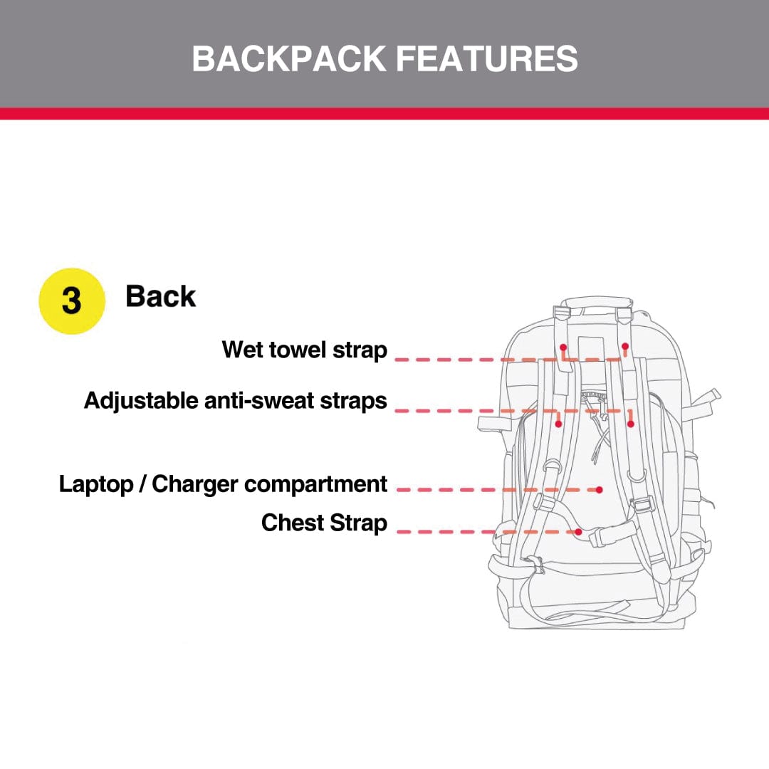 Competition Backpack 3.0 - Durable Sports Backpack for Athletes & Students - Perfect for Gym, School & Travel