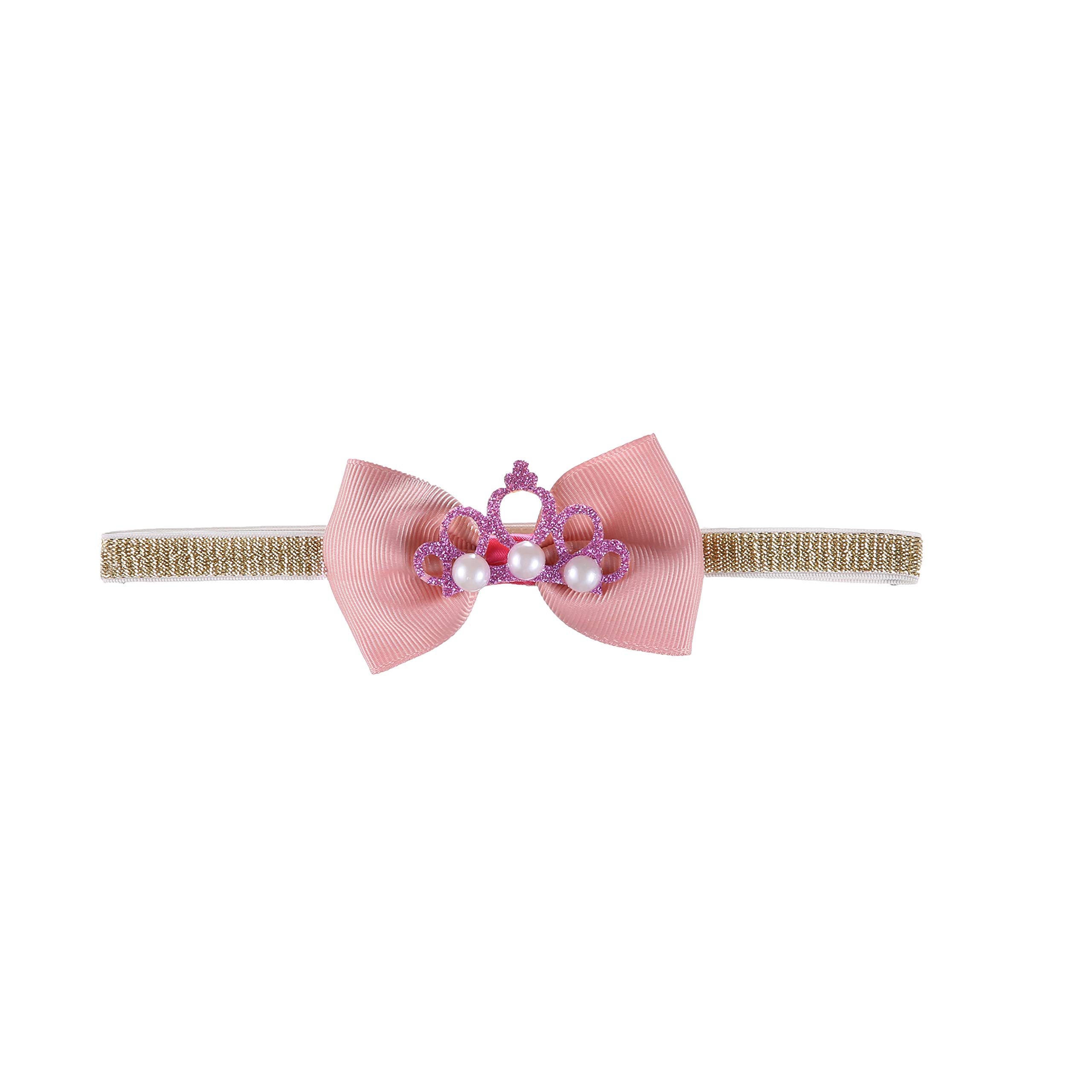 Baby Girls Bow Headbands Set - 6PCS Infant Toddler Hair Accessories for Newborn, Birthday, Photography & Party - Soft Elastic Headbands for Kids