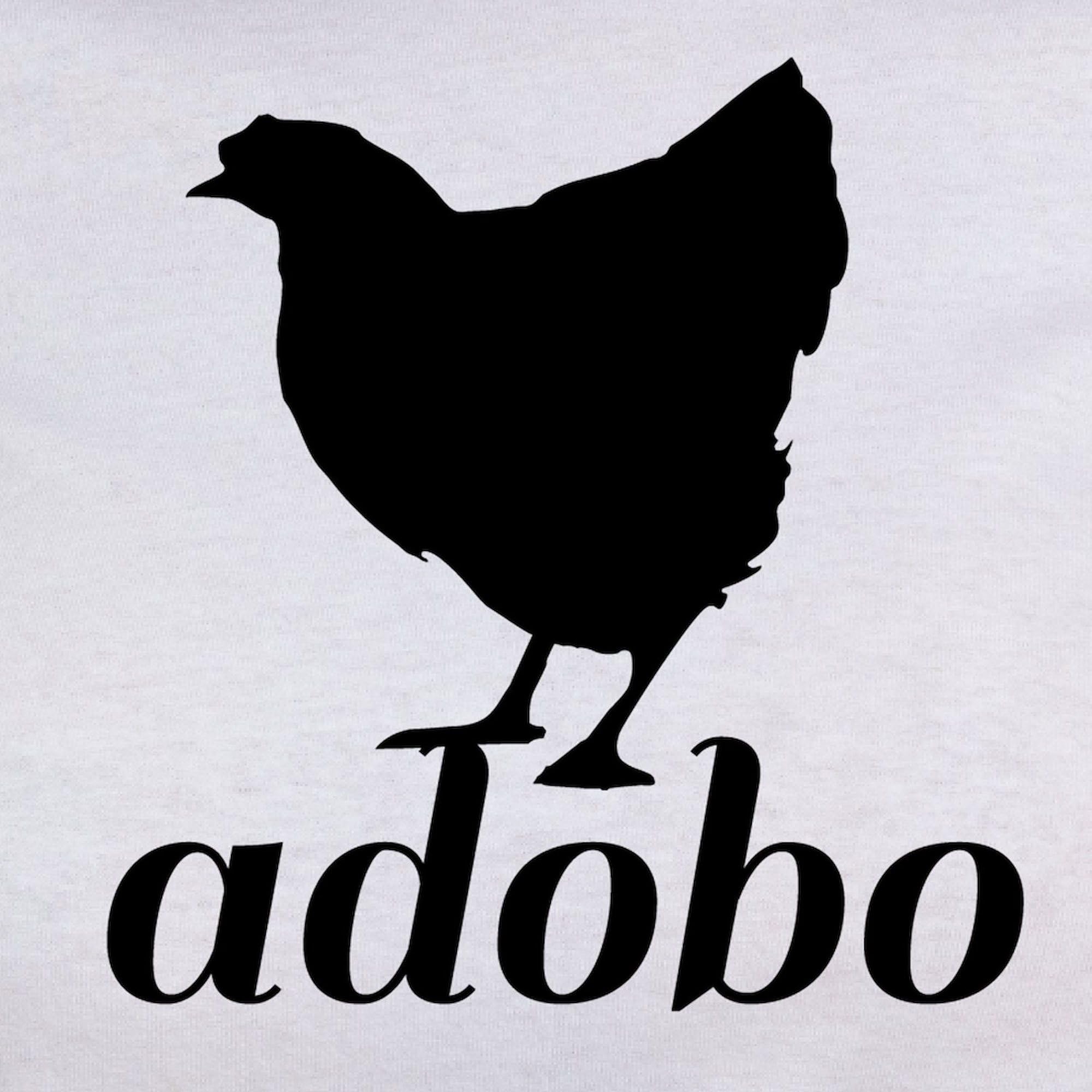 Women's Chicken Adobo Graphic T-Shirt - Soft Classic Crew Neck Tee for Filipino Food Lovers | Perfect for Casual Wear, Cultural Events & Filipino Heritage Celebrations