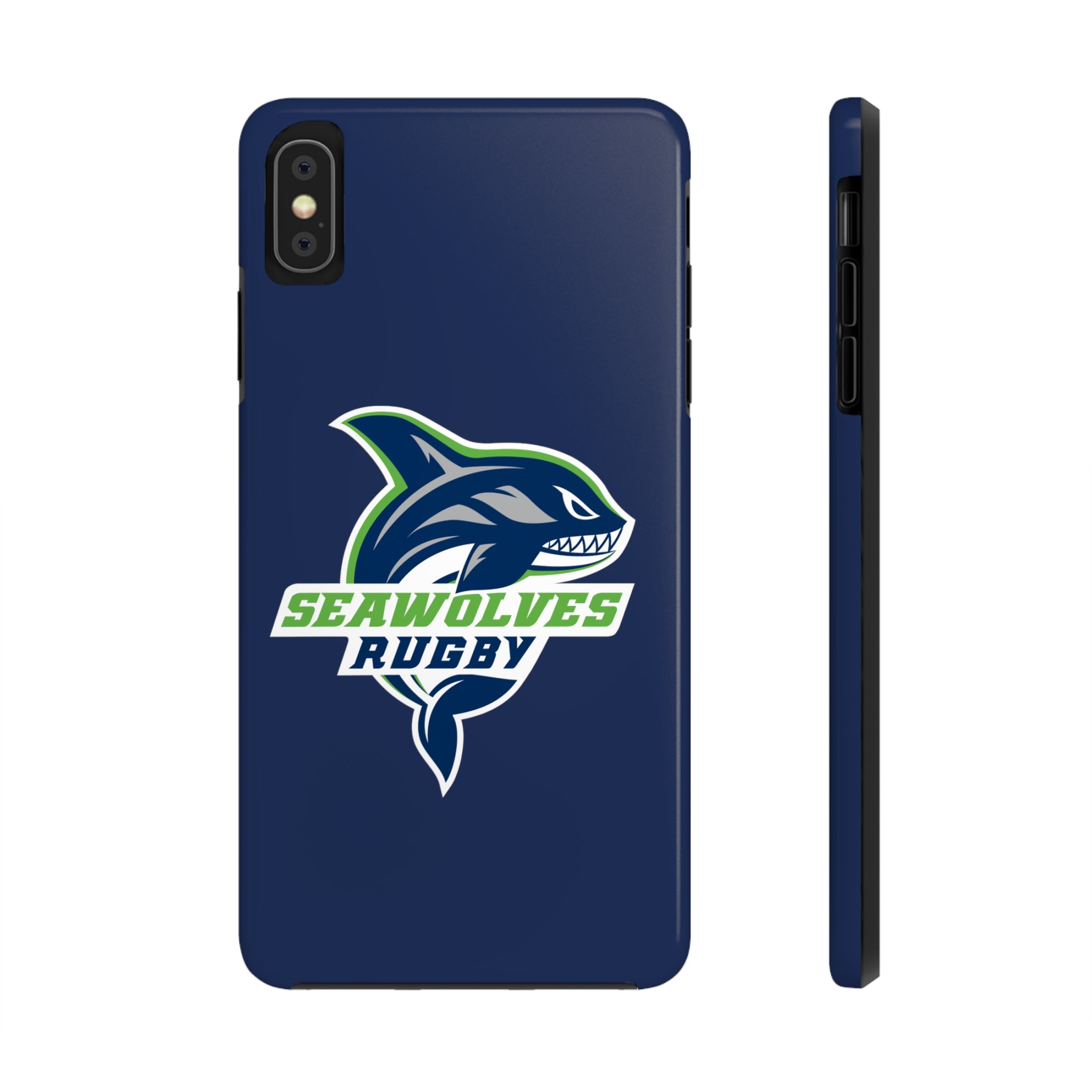 Seawolves Navy Rugged Phone Case - Shockproof & Durable Protection for iPhone & Samsung - Perfect for Outdoor Adventures, Work & Daily Use