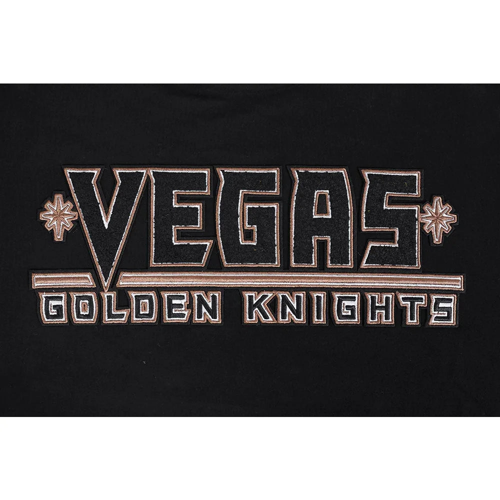 Men's Vegas Golden Knights Classic Chenille DK T-Shirt - Black | NHL Fan Apparel for Game Day & Casual Wear