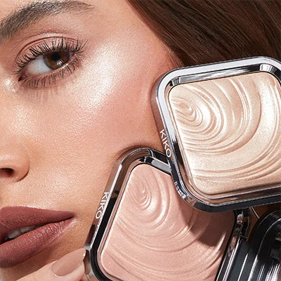 KIKO Glow Fusion Intense Powder Highlighter - Shimmering & Long-Lasting for Face & Body - Perfect for Makeup, Contouring & Special Occasions