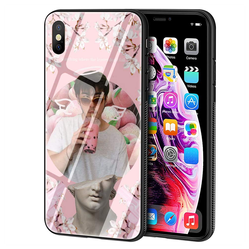 Premium 9H Tempered Glass iPhone XR Case - Shockproof Anti-Scratch Soft Silicone TPU Cover with Joji Miller Design (Compatible with Apple iPhone XR) - Perfect for Daily Protection & Style Enhancement