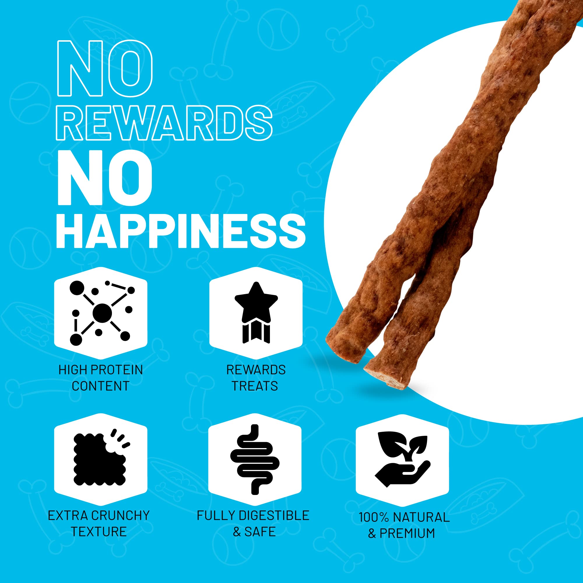 Sitka Farms 5 Inch Crunchy Beef Sticks for Dogs - High Protein Dog Treats with Bully & Collagen - 100 Count Pack for Small, Medium & Large Breeds - Perfect for Training, Chewing & Dental Health