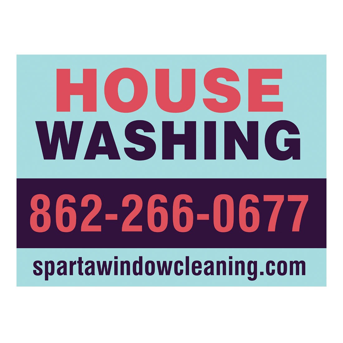 Custom Lawn Sign with Solid Middle Line - Personalized Yard Sign for Home, Business, or Events - Perfect for Real Estate, Graduations, and Special Occasions