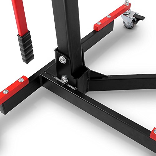 KTM 1090/1190 Adventure/R 13-18 Center Paddock Stand CS Power Evo - Red Motorcycle Lift Stand for Easy Maintenance & Tire Changes
