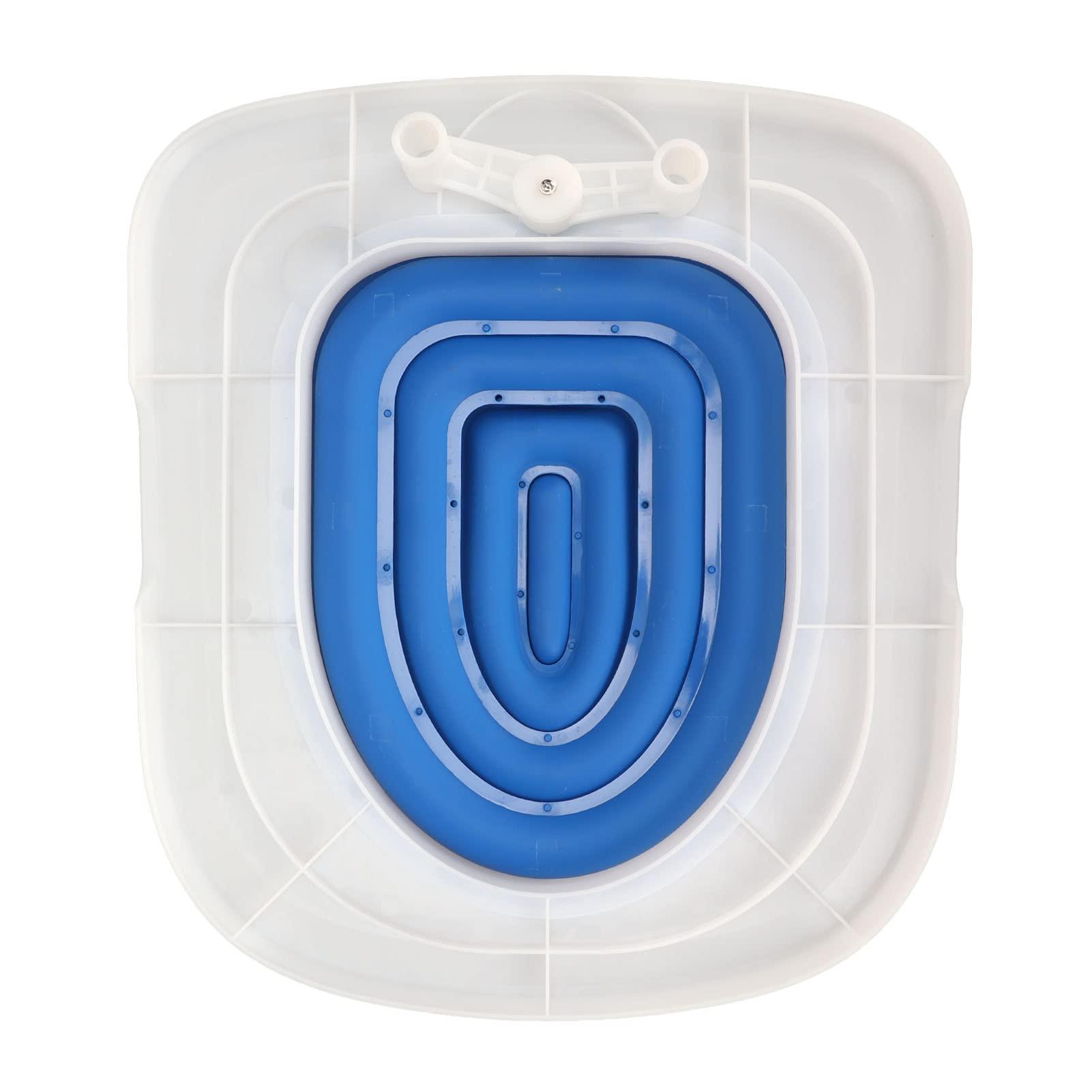 Professional Cat Toilet Training Kit - Teach Your Cat to Use Human Toilet | Step-by-Step Kitty Litter Box Transition System (Blue) | Perfect for Small Bathrooms & Pet Owners Seeking Convenience