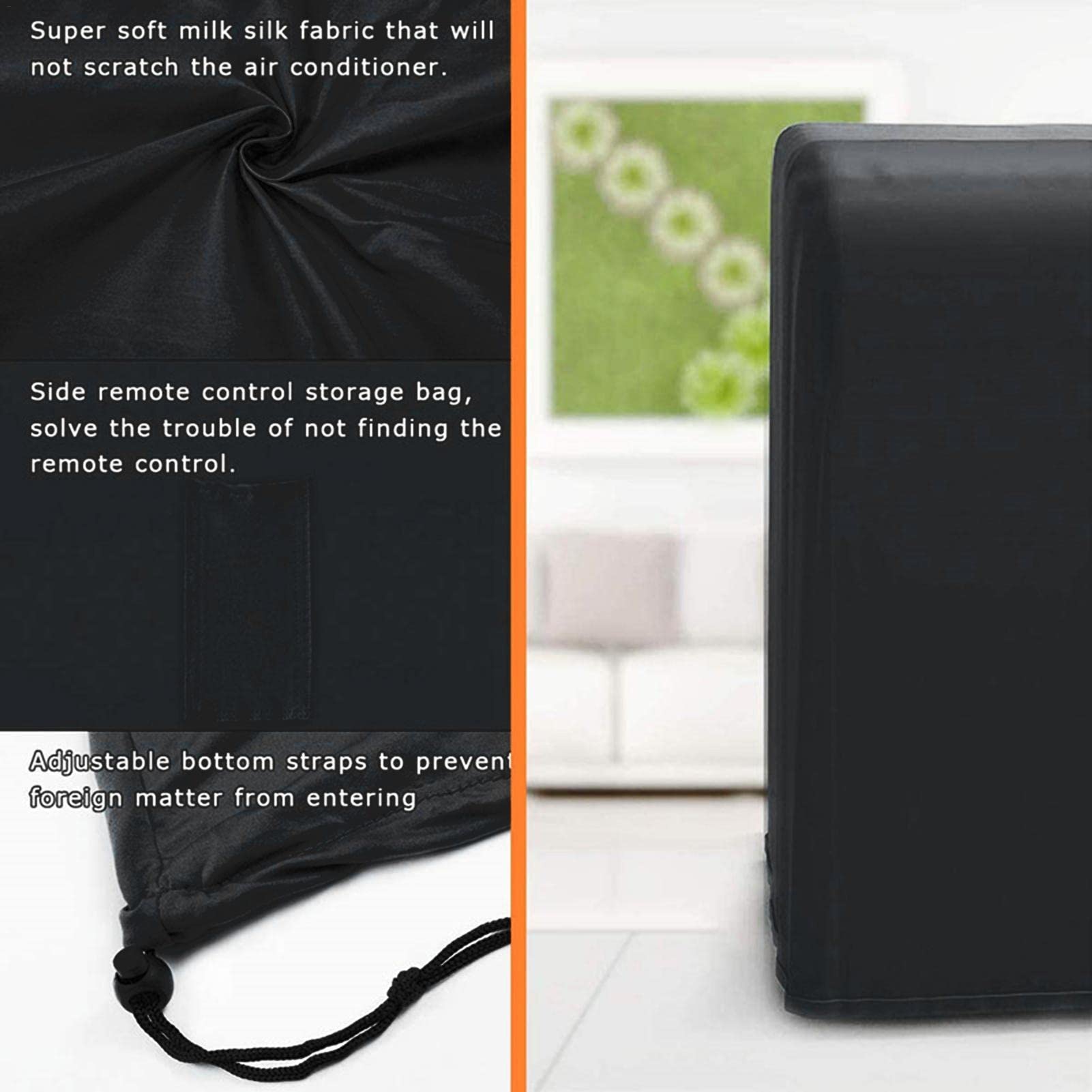 Portable Air Conditioner Storage Bag - Dustproof & Waterproof AC Cover with Oxford Cloth | Home Use for Window & Portable AC Units | Perfect for Seasonal Storage & Protection