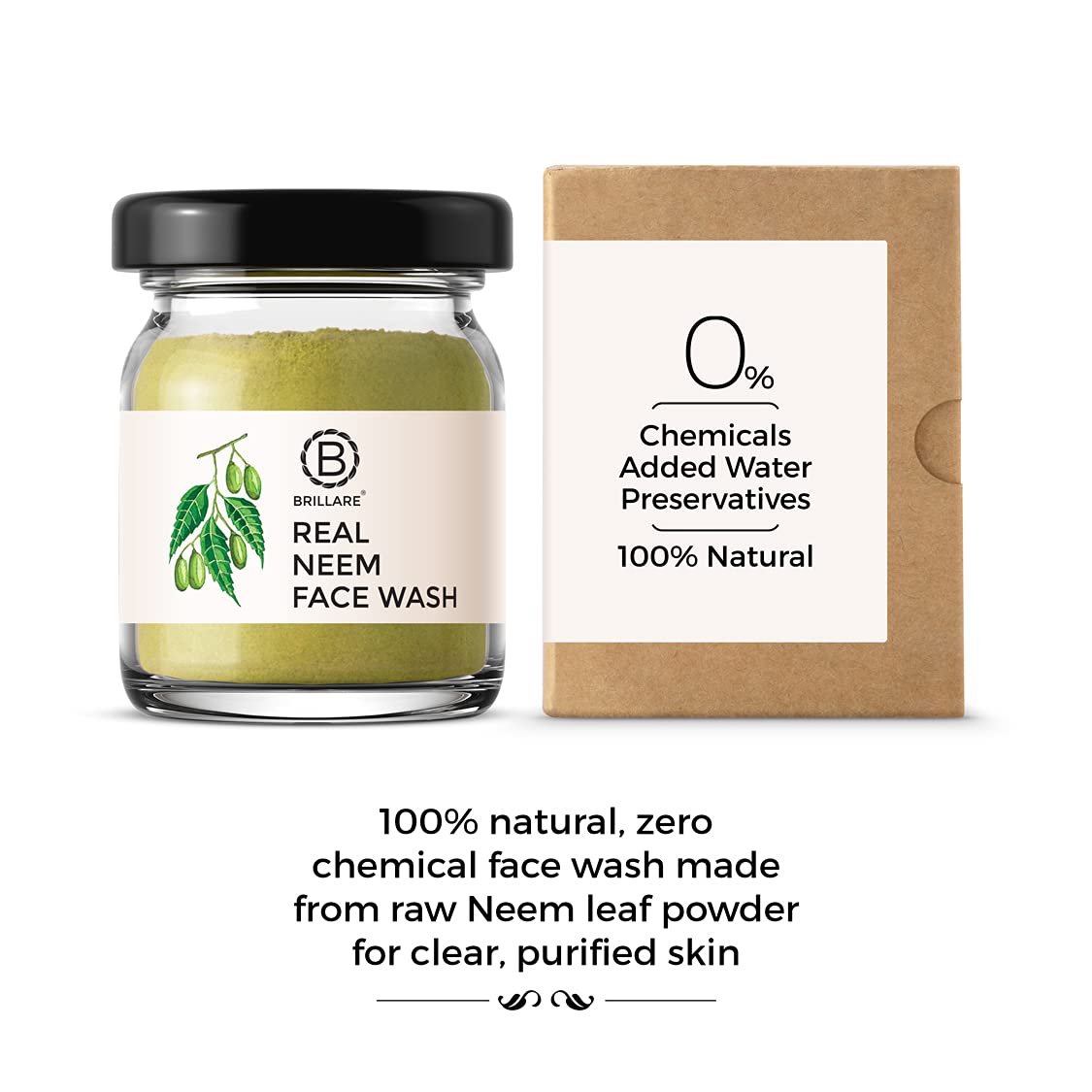 Brillare Rose & Neem Face Wash Combo - Anti-Aging & Acne Treatment with Sandalwood, Coconut & Bergamot - Hydrating & Clarifying Facial Cleanser for Glowing Skin (15g x 2) - Perfect for Morning & Night Skincare Routine