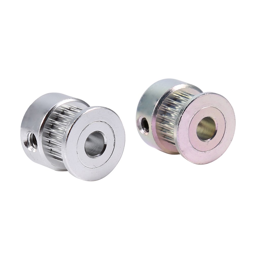 High-Quality 3D Printer Pulley - 2GT Timing Belt with 90 Degree Angle & Smooth Finish | Perfect for 3D Printer Belt Systems & DIY Repairs | Ideal for Home 3D Printing, CNC Machines, and Robotics Projects