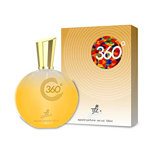 TFZ 360 Gold Perfume Spray for Women & Men - Long Lasting Luxury Fragrance for Daily Wear, Date Night & Special Occasions