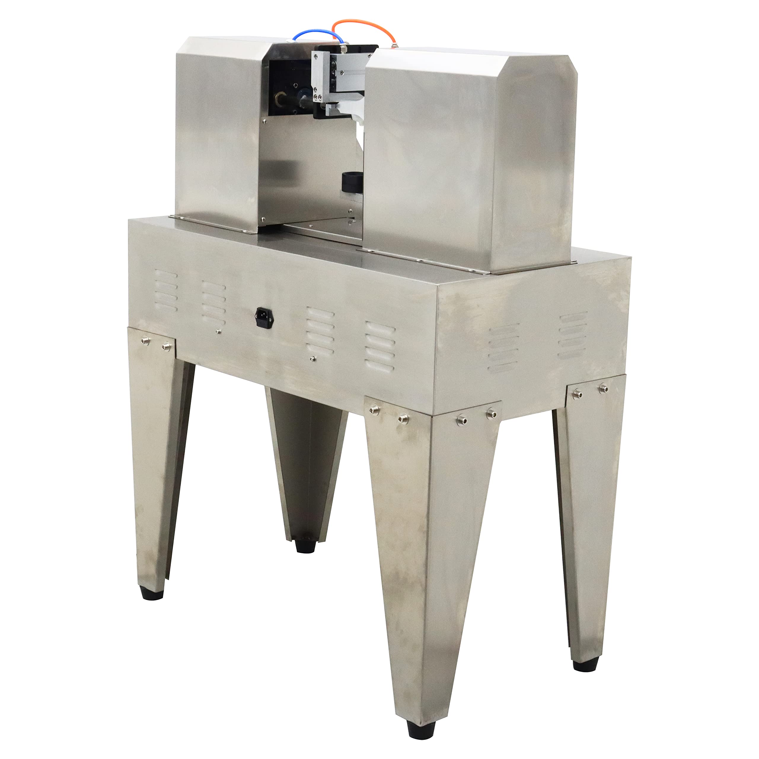 TECHTONGDA 220V Ultrasonic Plastic Hose Sealer Machine with Cutter & Date Coder - For Sealing Toothpaste Tubes, Cosmetic Containers & Aluminum Plastic Pipes | Ideal for Cosmetic Manufacturing, Pharmaceutical Packaging & Food Industry