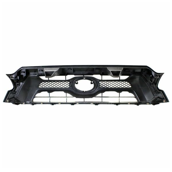 2012-2015 Toyota Tacoma Pickup Truck Front Grill Grille Assembly - Black Plastic Replacement for 2WD & 4WD Models | Off-Road & Street Style Upgrade