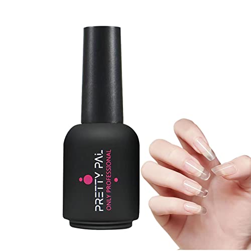 Woyufen Solid Nail Glue - Professional Acrylic Nail Adhesive Gel with Brush for Fake Nails, 3-in-1 Long Lasting Nail Tip Glue (Curing Required) - Perfect for Salon, Home Manicures & Nail Extensions