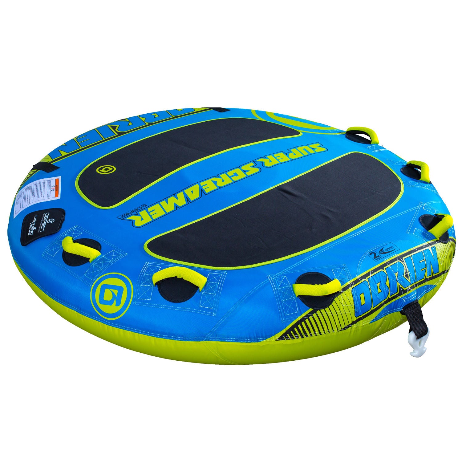 O'Brien Ultra Screamer 3 Rider Towable Tube - High-Speed Inflatable Water Tube for Lake & Ocean Fun - Perfect for Family & Friends Water Sports