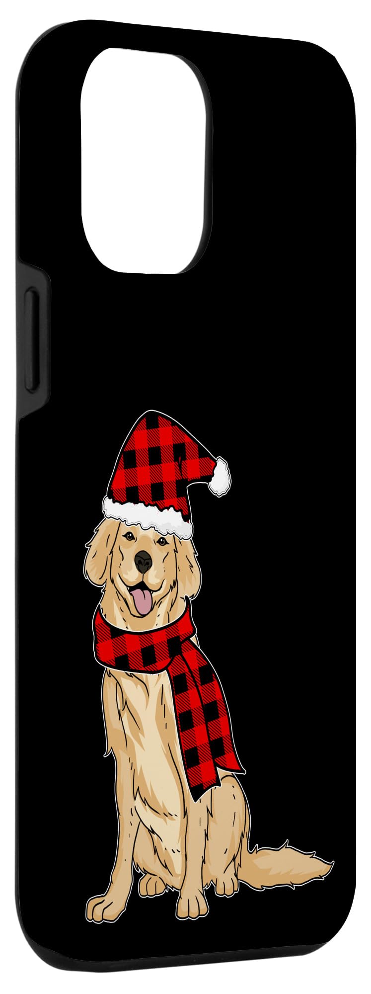 iPhone 12 Pro Max Case - Golden Retriever Buffalo Plaid Design for Dog Lovers | Perfect Christmas Gift & Everyday Protection