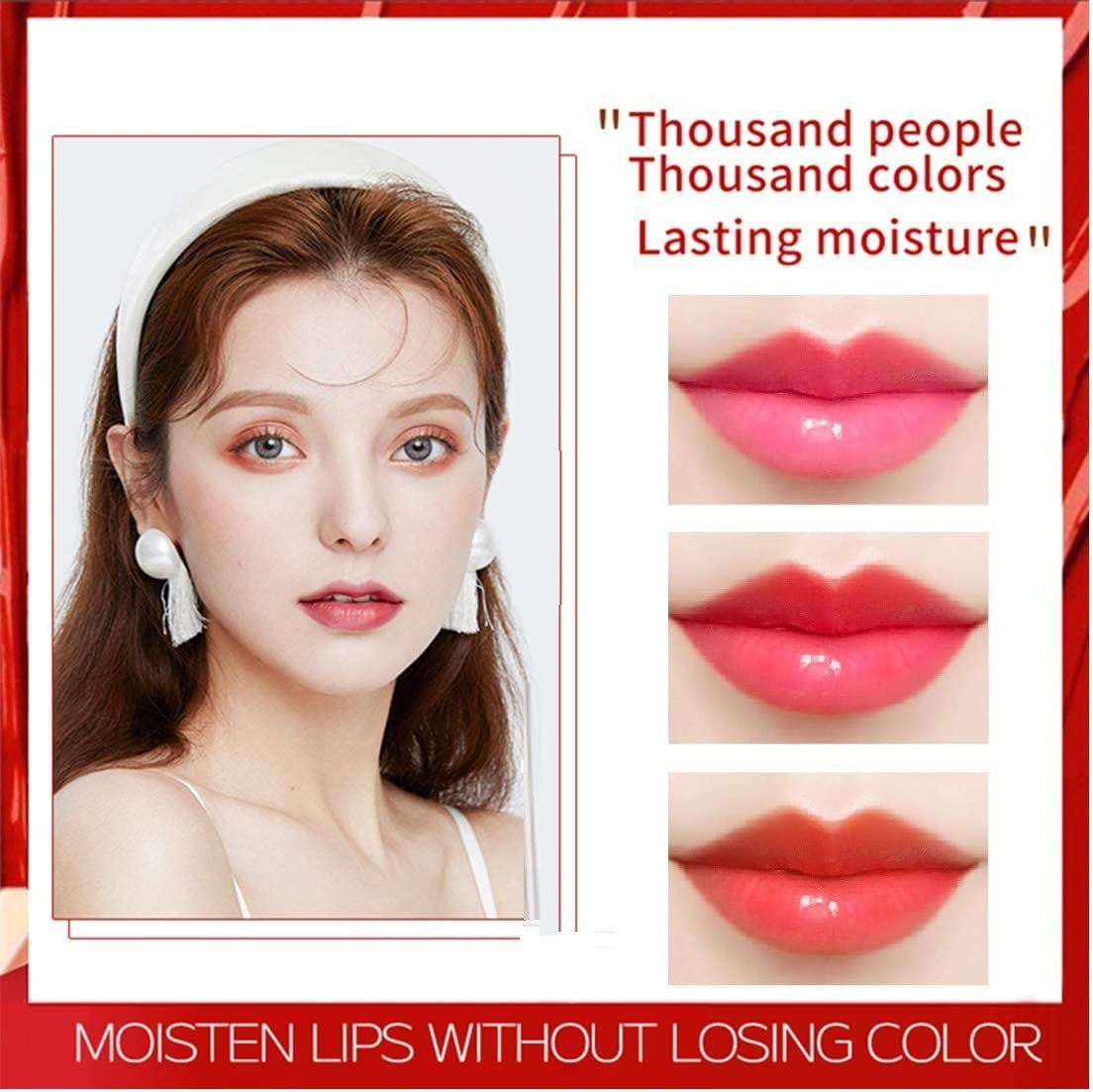 Color Changing Lipstick & Lip Balm Set - Hydrating Moisturizing Lip Care with Natural pH Reactive Formula - Perfect for Everyday Wear, Date Night, and Special Occasions