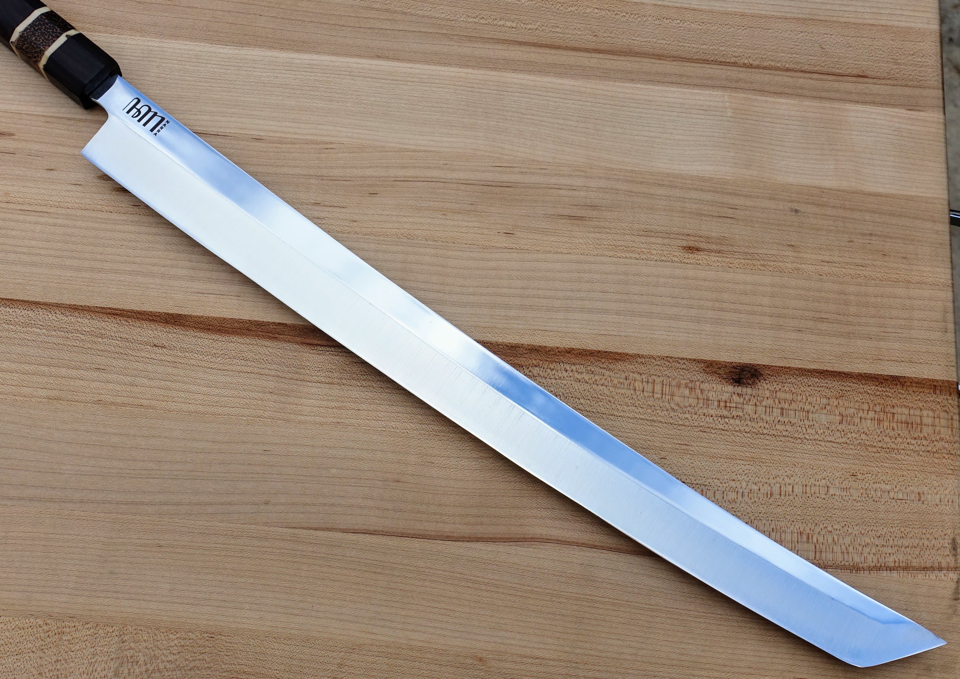 Narra 450mm N690 Cobalt Tuna Sword - High-Performance Fishing Knife for Sushi Preparation, Outdoor Fishing & Culinary Use