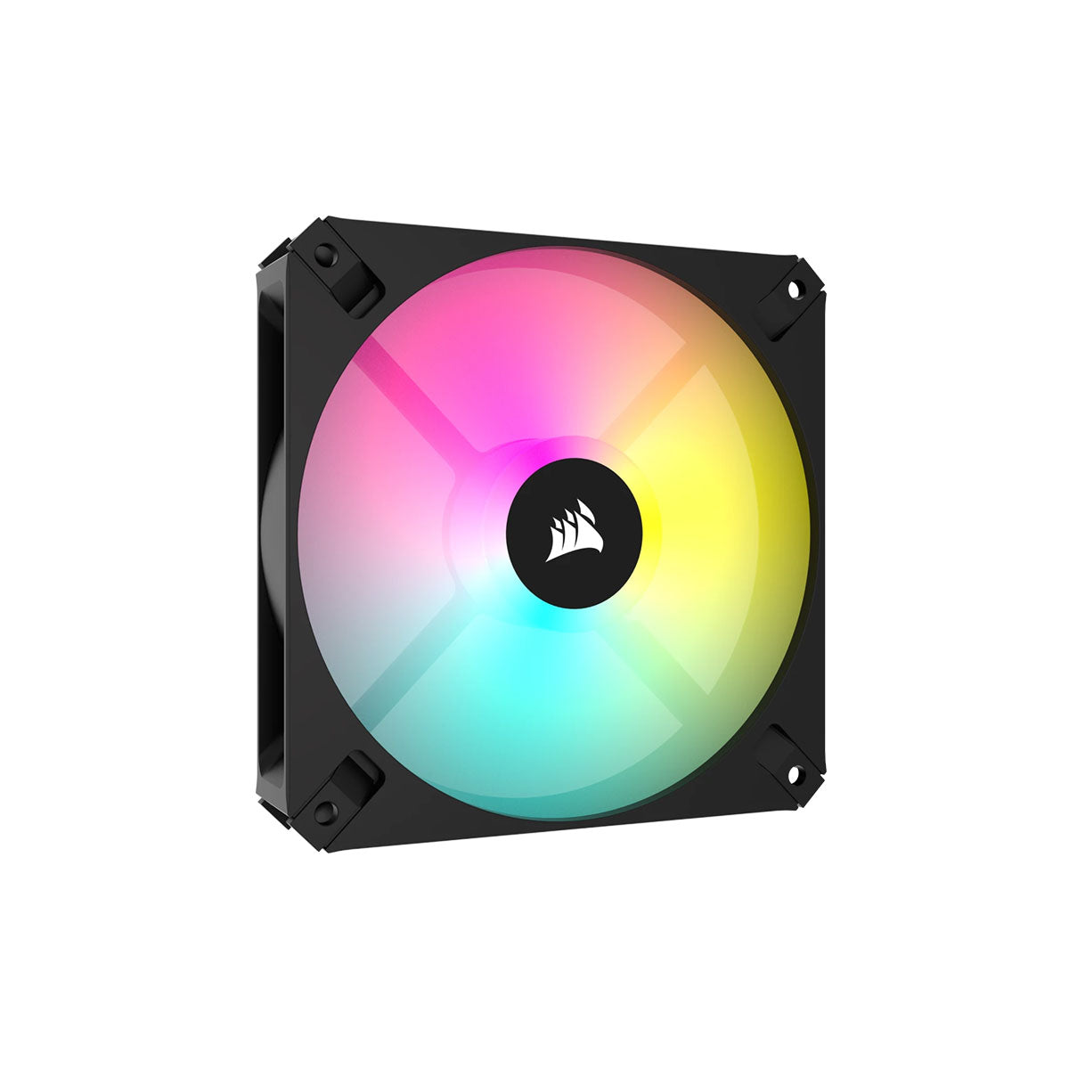 Corsair AR120 120mm iCUE RGB LED PWM Fan - Single Pack with ARGB Compatibility for PC Gaming & Case Cooling