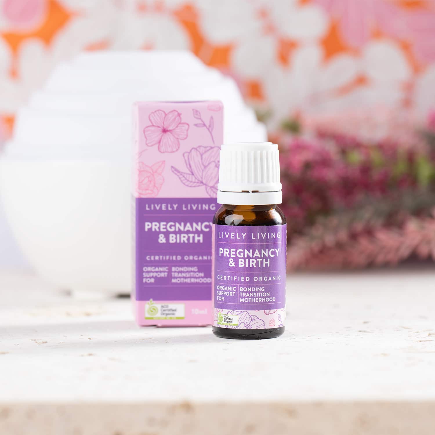 Organic Pregnancy & Birth Essential Oil 10ml - Natural Labor Support & Relaxation for Expecting Mothers - Perfect for Aromatherapy, Massage & Stress Relief During Pregnancy